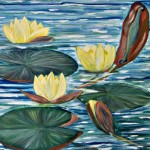 Water lily| oil painting | Heatherbell Barlow