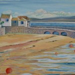 oil on canvas,St Ives,Cornwall/beach/landscape/painting by heatherbell barlow