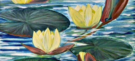 Water lily| oil painting | Heatherbell Barlow